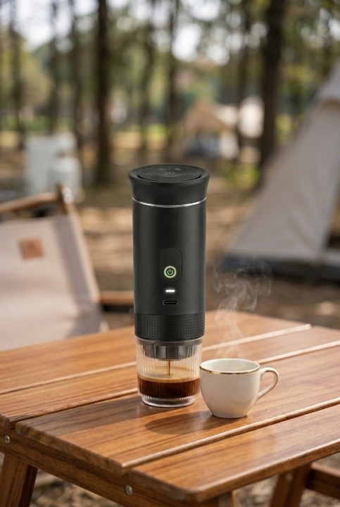 Rò-Koffy: Macchinetta del caffè portatile 3-in-1